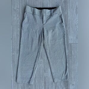 Banana Republic Factory Mini Pinstriped Cropped Dress Pants Size 10